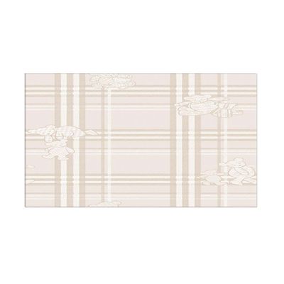 Papel-de-parede-xadrez-infantil-bege-com-ursos-Henrique-52cm-x-10m-vinilico-Revex