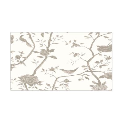 Papel-de-parede-floral-com-fundo-gelo-e-passaros-marrom-52cm-x-10m-vinilico-Revex