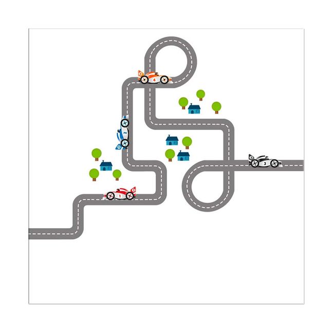 Adesivo-de-parede-Pista-Grudado-Adesivos