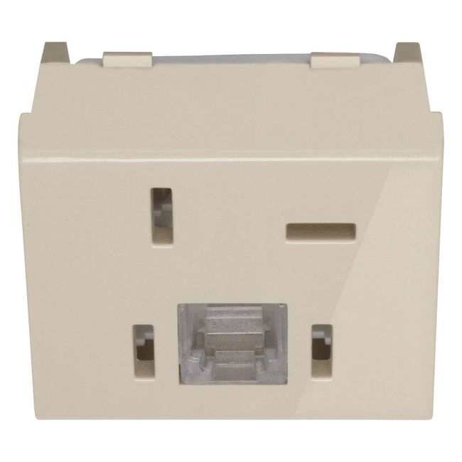 Modulo-para-telefone-padrao-telebras-RJ11-2-fios-marfim-Decor-Prime