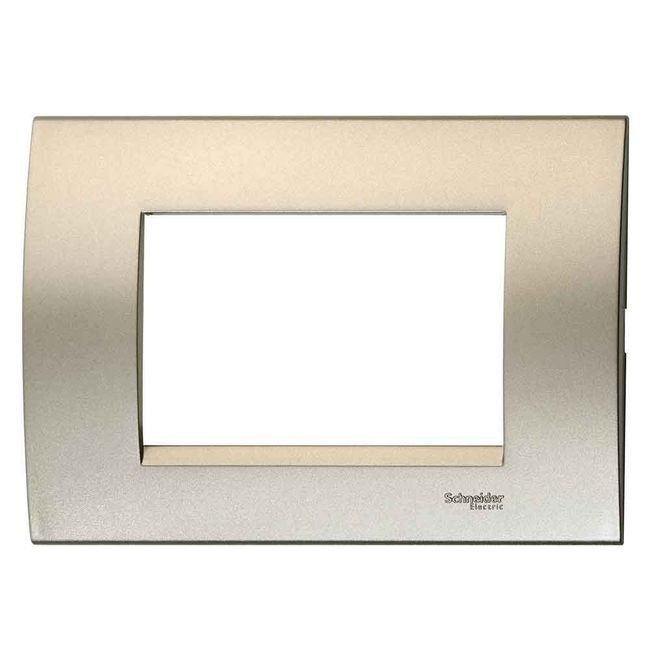 Placa-4x2-3-postos-malta-citrino-Modena-Prime-Schneider