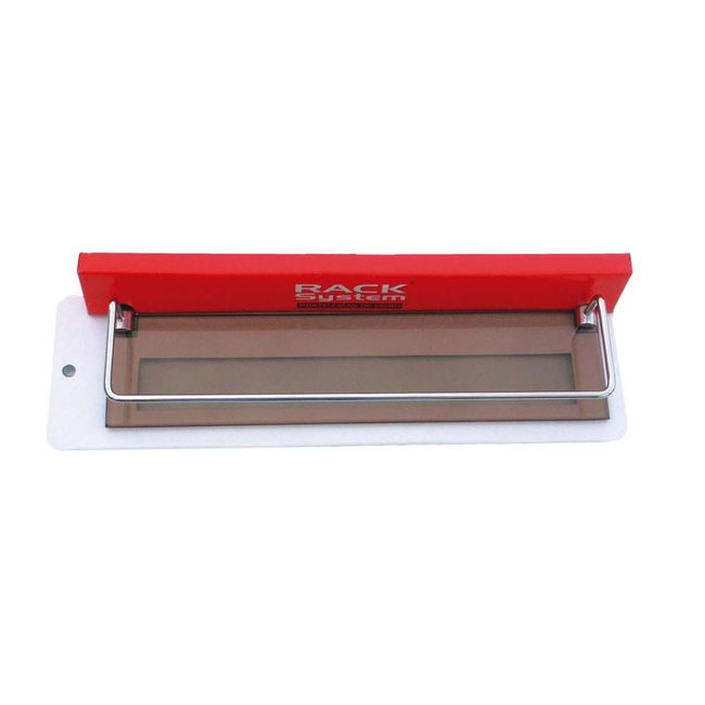 Prateleira cantoneira de vidro 4010 com haste bronze Rack System