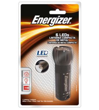 Lanterna Compact Metal 6 LEDS 3AAA ML33A Energizer