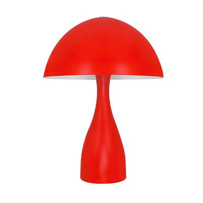 Abajur-de-aluminio-para-1-lampada-E27-Amanita-vermelho-fosco-Taschibra