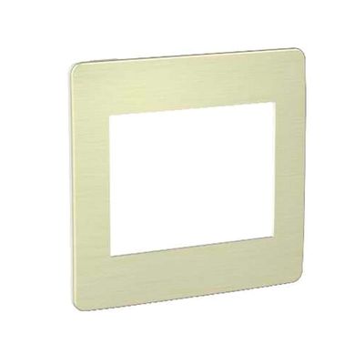 Placa-4X4-6-postos--branca-e-aluminio-Aurora-gold-Schneider