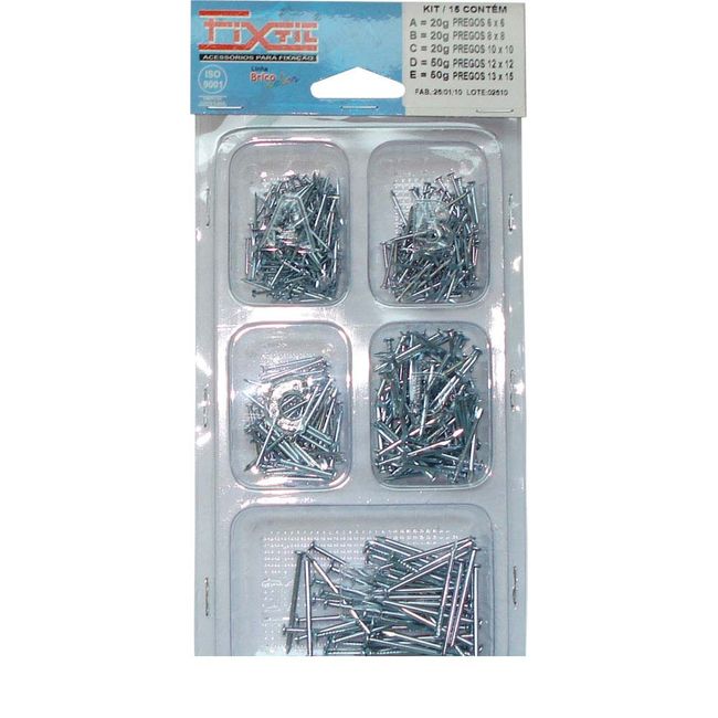 Jogo-de-pregos-galvanizados-com-cabeca-de-aco-Kit-15-cinza-Fixtil