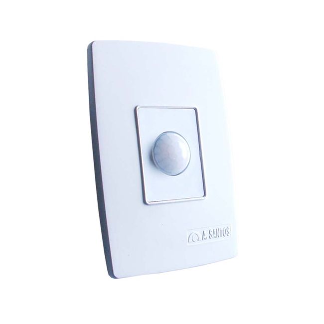 Sensor de Presença Embutir Linha Master Branco Asantos