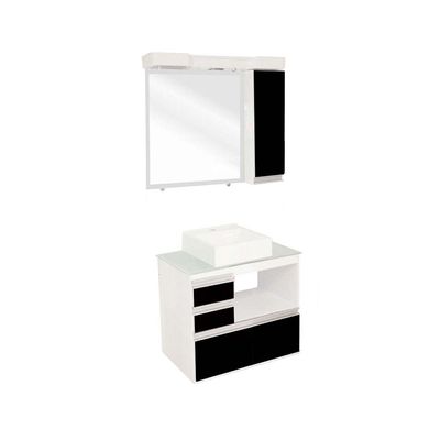 Gabinete-Esmeralda-60x60x44cm-com-tampo-e-espelheira-preto-Primolar