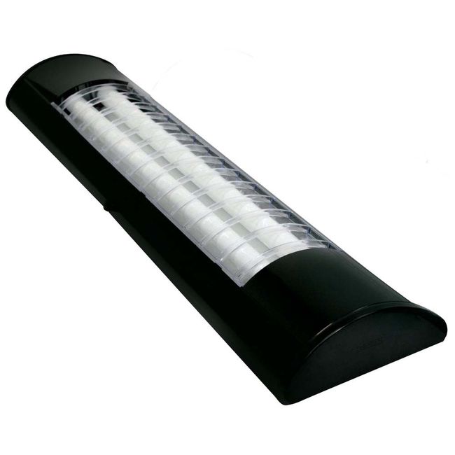 Luminaria-Brilhare-com-2-lampadas-18W-preta-bivolt-Taschibra