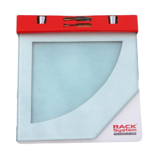 Prateleira de vidro 25R incolor Rack System