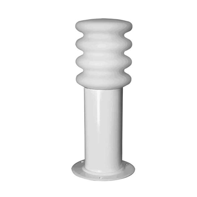 Poste-para-jardim-Marte-1-lampada-PA-1030-20W-branco-Ideal