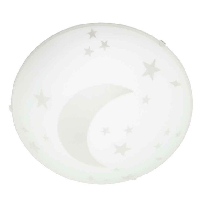 Plafon-de-aco-para-1-lampada-E27-Luna-25cm-bivolt-60W-branco-Bronzearte