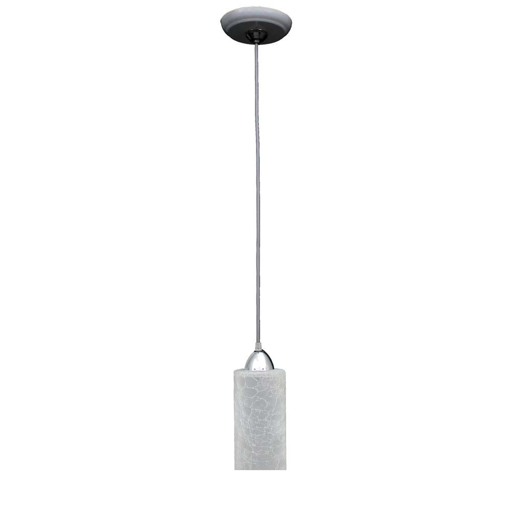 Pendente-Classic-1-lampada-com-tubo-craquelet-fosco-titanio-Joanto