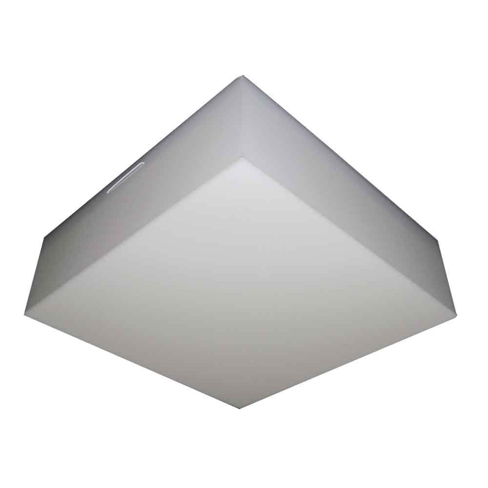 Plafon-26x26cm-para-2-lampada-Valencia-acrilico-jateado-Tualux