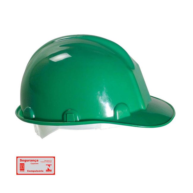 Capacete NV de PVC verde Balaska