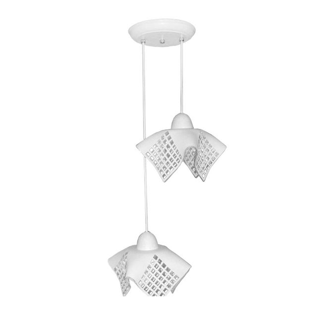 Pendente-de-vidro-Tulipa-Xadrez-para-2-lampadas-fosco-branco-Auremar
