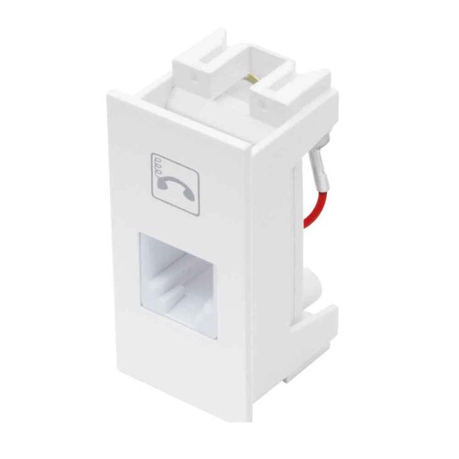 Módulo para tomada RJ11 2 vias Habitat Fame