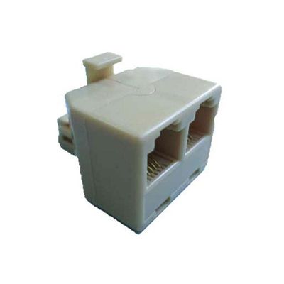 Adaptador-telefonico-RJ11-2-saidas-femea-e-1-macho-Kit-Flex