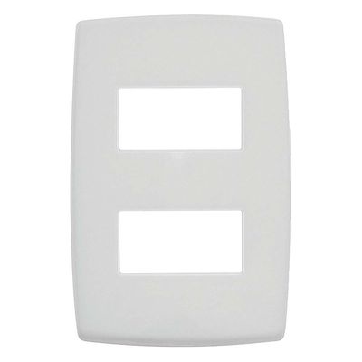 Placa-4x2-2-postos-separados-branco-Pialplus-Pial