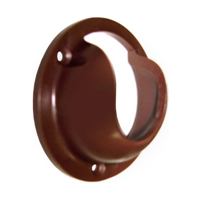Suporte-plastico-concha-aberto-para-cabide-com-parafusos-SAV-02-marrom-Fixtil
