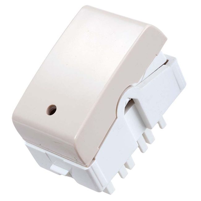 Módulo para interruptor simples 10A 250V marfim Decor Prime