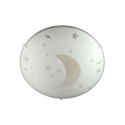 Plafon-de-aco-para-2-lampadas-E27-Luna-30cm-bivolt-60W-branco-Bronzearte