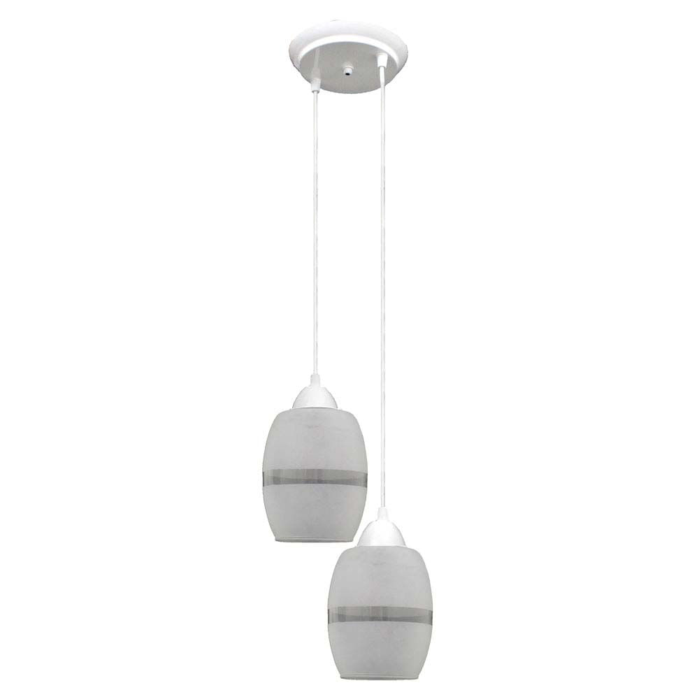 Pendente-Classic-2-lampadas-com-barricas-foscas-e-filetadas-pequenas-branco-Joanto