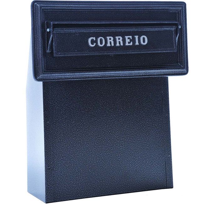 Caixa-de-correio-Jornal-Reto-Eco-preta-Pintart