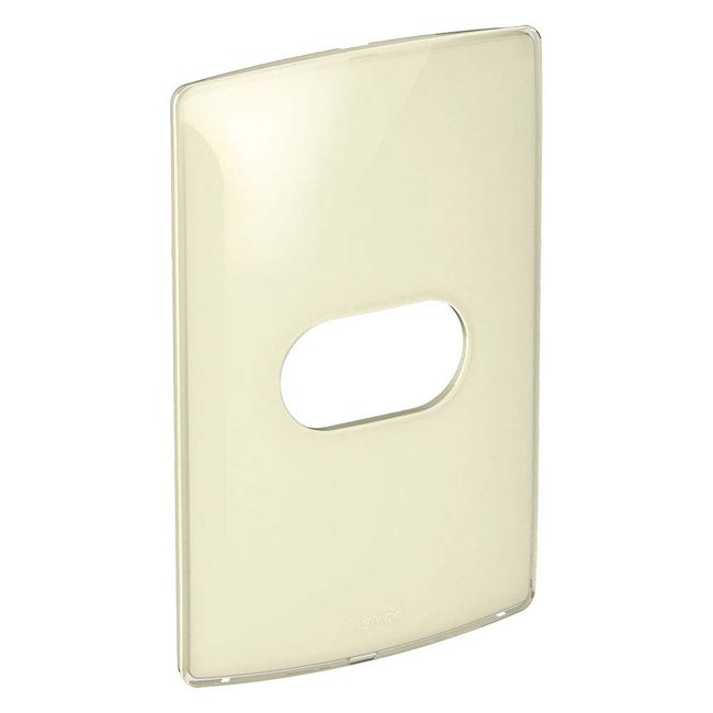 Placa-4x2-posto-horizontal-quinoa-Gloss-Nereya-Pial