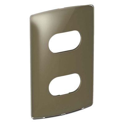 Placa-4x2-2-postos-separados-malt-gloss-Nereya-Pial