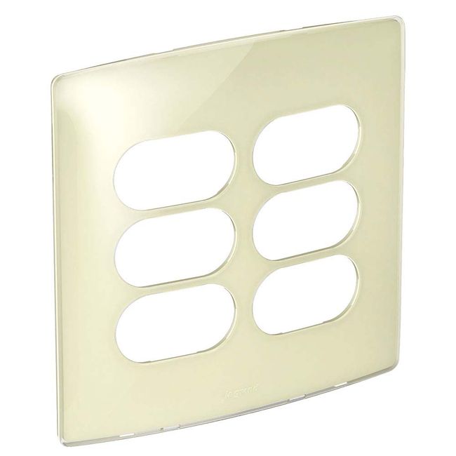 Placa-4x4-3-postos-3-postos-separados-quinoa-gloss-Nereya-Pial