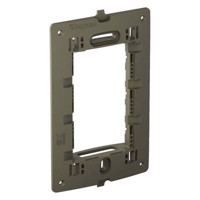 Suporte-4x2-para-placa-3-modulos-cinza-Nereya-Pial