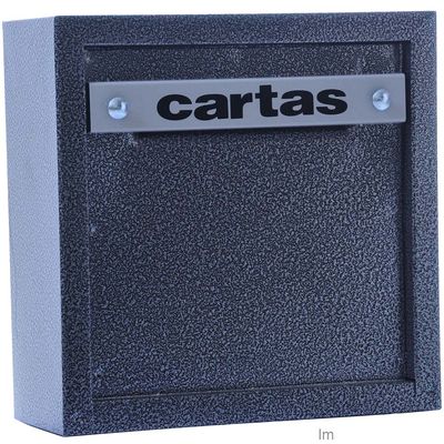 Caixa-de-correio-com-chapa-Gradil-preta-Pintart