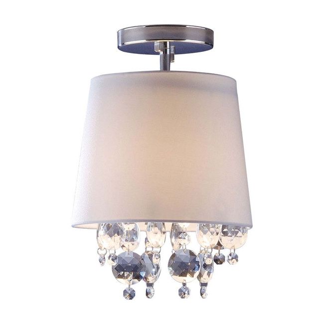 Plafon-de-aco-para-1-lampada-E27-bivolt-60W-Sao-Paulo-pequeno-com-cupula-branca-Bronzearte