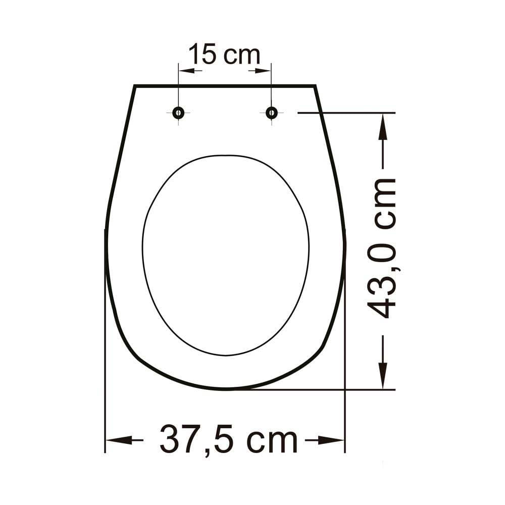 Assento sanitário soft close Aspen Evolution branco Tupan