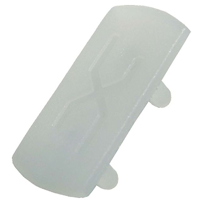 Tampa tomada retangular TTO01 branca Fixtil