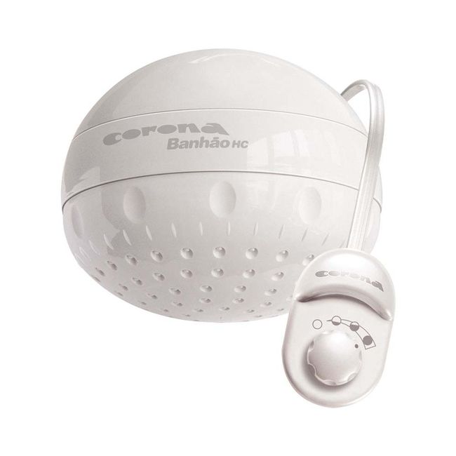 Chuveiro-eletrico-220V-6800W-Banhao-Hand-Control-branco-Corona