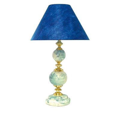 Abajur-Luxo-de-ceramica-712-azul-40W-com-cupula-Ricci