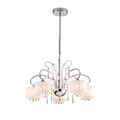 Lustre-de-aco-cromado-para-5-lampadas-G9-bivolt-40W-Silk-Crystal-branco-Bronzearte