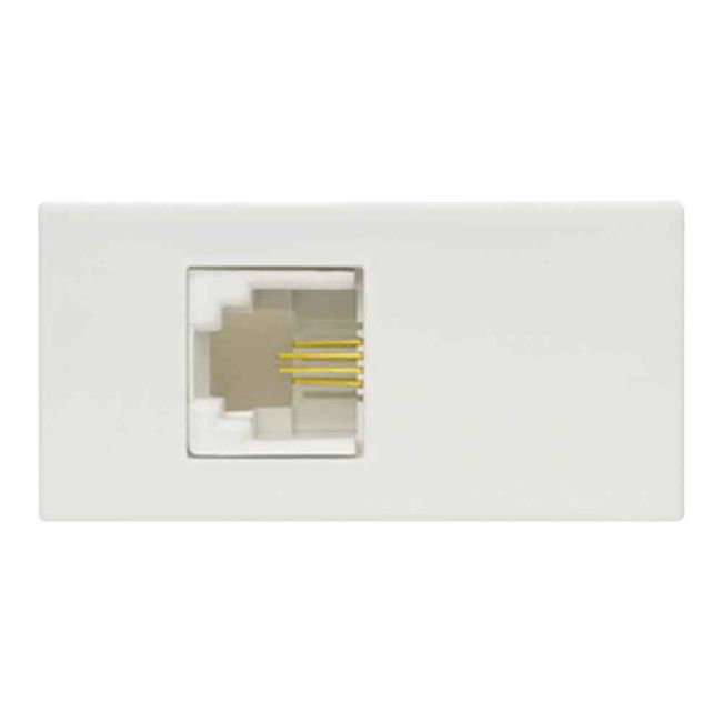 Módulo para tomada VDI Jack RJ45 8V CAT5E branco Bliss Alumbra