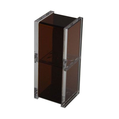 Porta-escova-de-dente-quadrada-com-tampa-mel-Formacril
