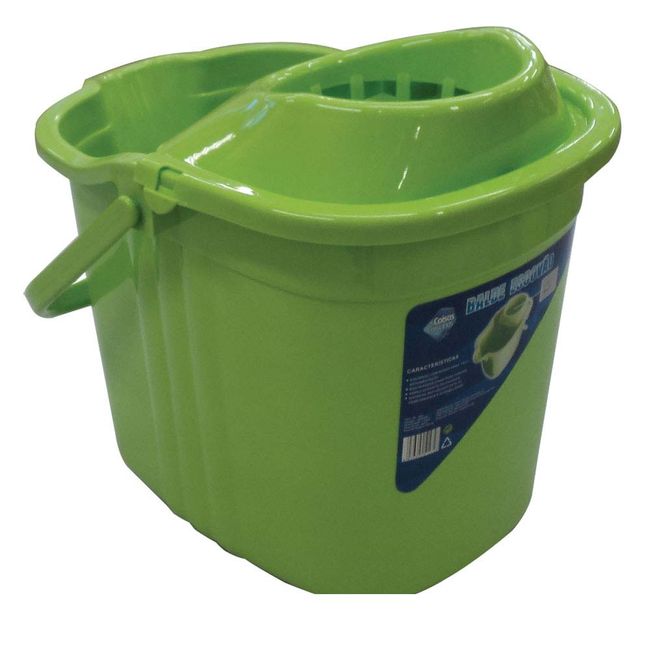 Balde-para-rodo-e-esfregao-verde-Coisas-e-Coisinhas