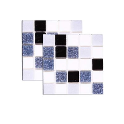 Pastilha-de-vidro-2x2cm-placa-34x34cm-branco-com-cinza-Jatoba