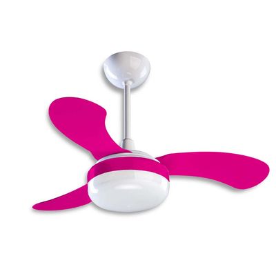 Ventilador-de-teto-110V-com-3-pas-Petit-branco-e-rosa-Ventisol