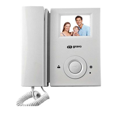 Video-porteiro-com-monitor-colorido-LCD-35--Gravo