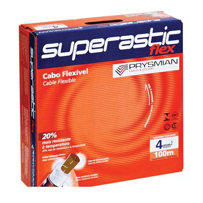 Cabo-Superastic-Flex-4mm-750V-100m-branco-Prysmian