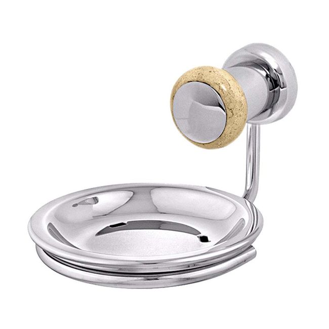 Saboneteira-cromada-para-parede-Saturno-travertino-Forusi