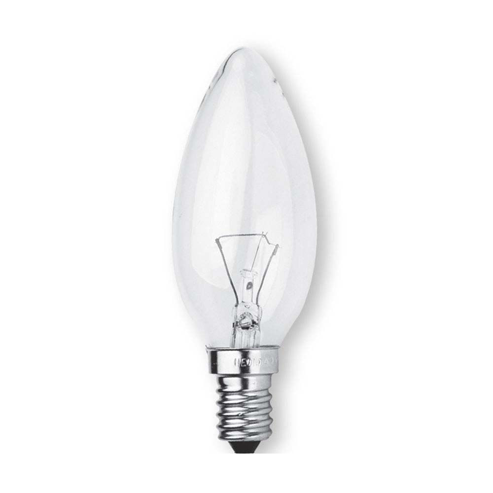 Lampada-incandescente-127V-60W-vela-clara-E14-Bronzearte