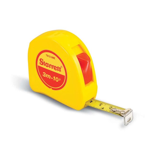 Trena de bolso 3 metros em mm e polegadas KTS12-3ME-S Starrett