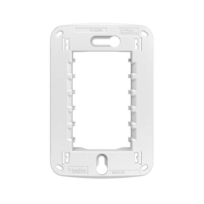 Suporte-4x2-para-3-modulos-branco-Miluz-Schneider